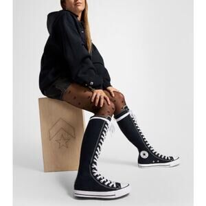 Converse Unisex Black White Chuck Taylor All Star XXHi High Top Shoes M4.5 W6.5